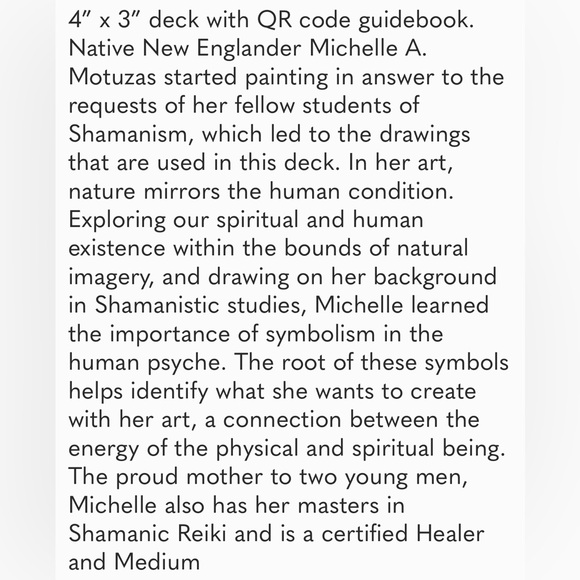 NWT Shamanic Healing Oracle Card Deck and Guide Book Boxed Set - Picture 15 of 16